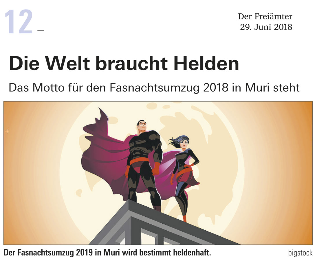Die Welt braucht Helden