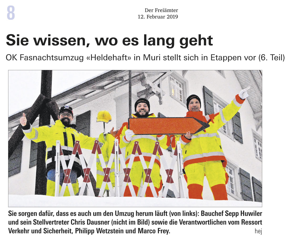 Sie wissen, wo es lang geht